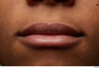 HD Face skin reference Daniella Hinton lips mouth skin pores…